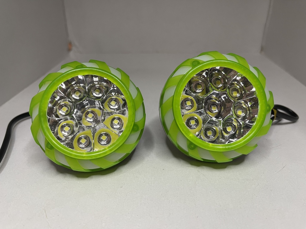 REF 098 redonda 9 led rgb
