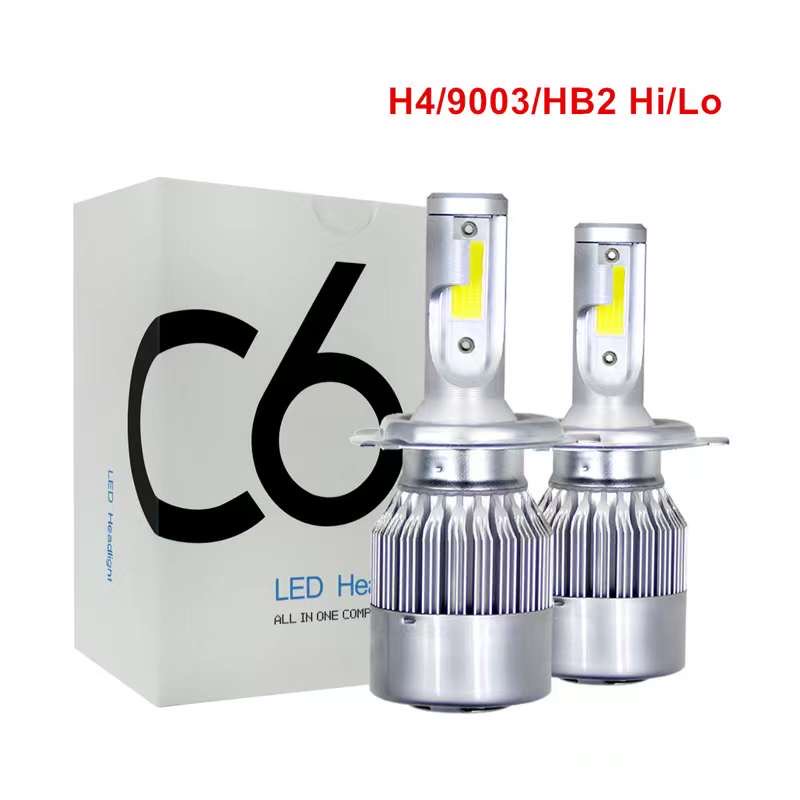 BOMBILLO LED c6 mini h4 con ventilador