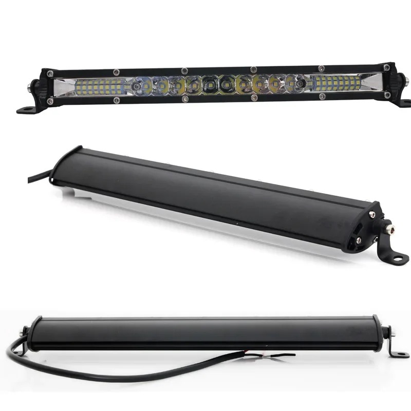 barra led 10,20,30 pulgadas dual color