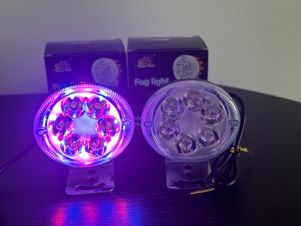 REF 098 redonda 9 led rgb