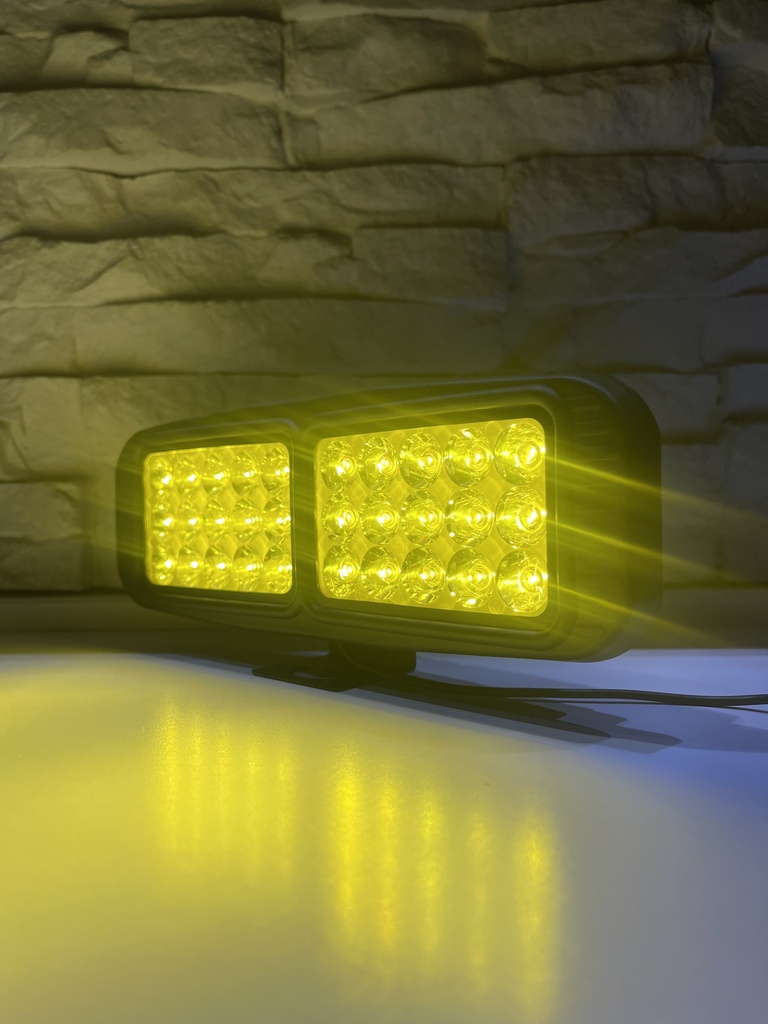 REF h125 w/y  flash 30 led dual color